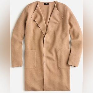 Women’s J Crew Juliette collarless sweater-blazer SZ small